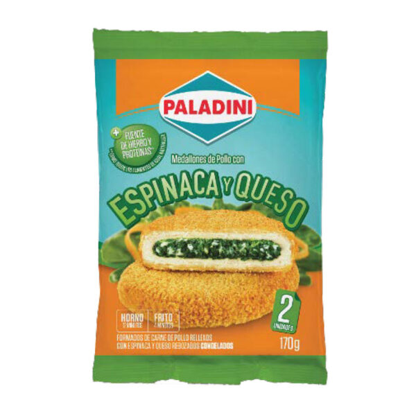 Medallón de Pollo con Espinaca y Queso